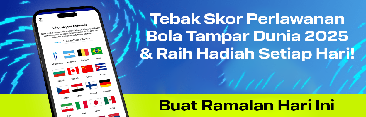 Sedia Ikuti Keghairahan Dunia Bola Tampar 2025? Buat Ramalan & Tebak Skor Sekarang!